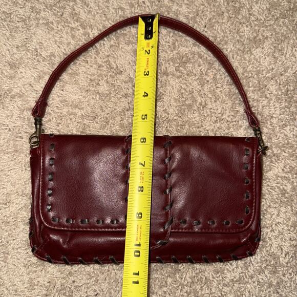 Burgandy Wine Old Navy Faux Leather Purse - Picture 5 of 5